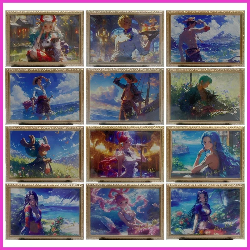 Anime ONE PIECE Rare Metal Limited Collectible Card Nami Yamato Robin Shirahoshi Hancock Uta Vivi Toys for boys Birthday Present
Anime ONE PIECE Rare Metal Limited Collectible Card Nami Yamato Robin Shirahoshi Hancock Uta Vivi Toys for boys Birthday Present