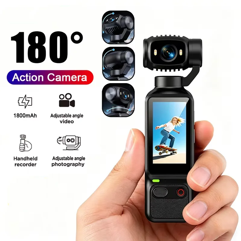 Action Camera 180 Degree Rotatable For Vlog YouTube Tiktok Girls Record Life Video Recording Entry Portable Action Camera
Action Camera 180 Degree Rotatable For Vlog YouTube Tiktok Girls Record Life Video Recording Entry Portable Action Camera