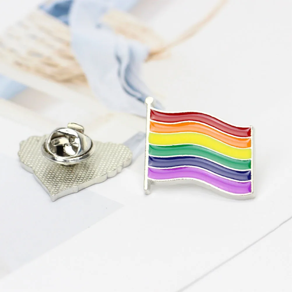 8Pcs Rainbow Heart Brooch Set Premium Alloy Drip Oil Design Clothes Corsage Collar Pin Elegant Badge for Gay Lesbian
8Pcs Rainbow Heart Brooch Set Premium Alloy Drip Oil Design Clothes Corsage Collar Pin Elegant Badge for Gay Lesbian