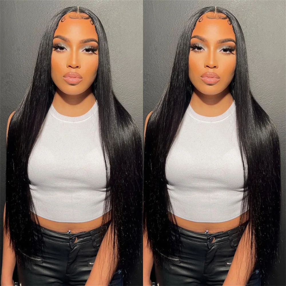 13X4 HD Transparent Lace Frontal Wig Brazilian Straight Lace Front Wigs For Women Human Hair PrePlucked Hairline 180% Density
13X4 HD Transparent Lace Frontal Wig Brazilian Straight Lace Front Wigs For Women Human Hair PrePlucked Hairline 180% Density