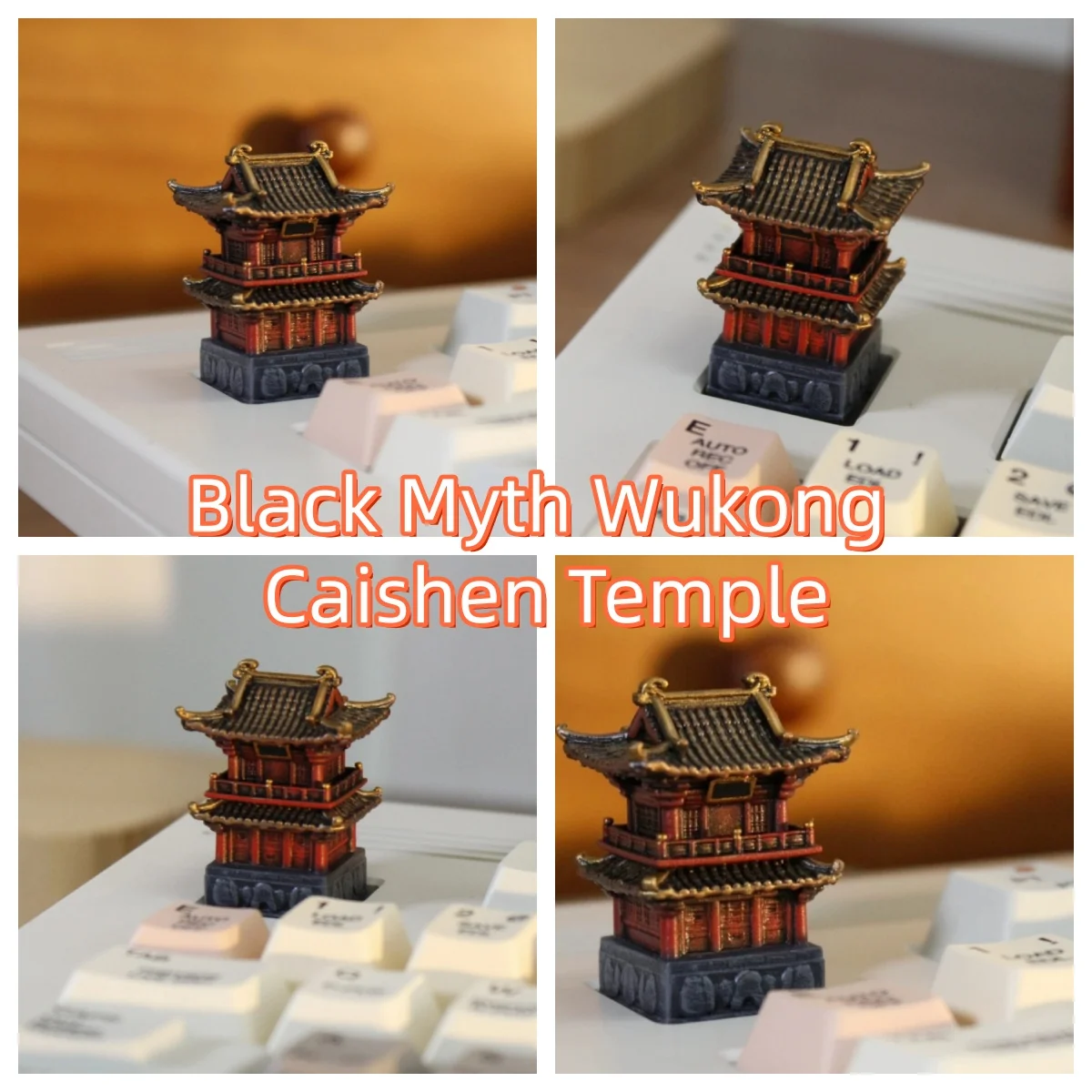 3D Printed Black Myth: Wukong - God of Wealth Temple Resin Custom Artisan Keycap Mechanical Keyboard Point Keycap PC Gaming Gift
3D Printed Black Myth: Wukong - God of Wealth Temple Resin Custom Artisan Keycap Mechanical Keyboard Point Keycap PC Gaming Gift
