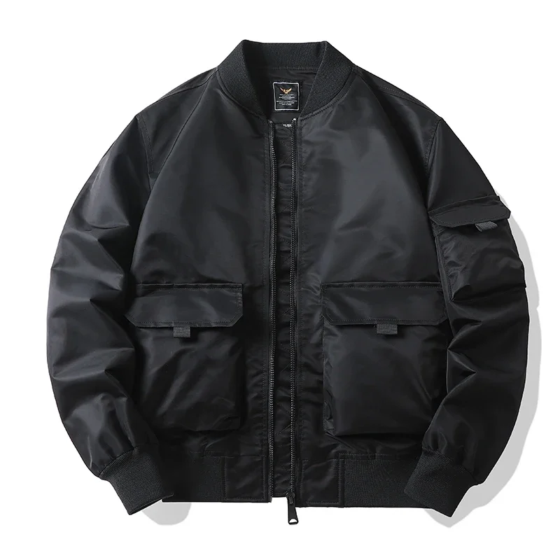 Men's Bomber Zipper Jacket Male Casual Streetwear Hip Hop Slim Fit Pilot Coat Men Green Clothing Plus Size Autumn Spring New
Men's Bomber Zipper Jacket Male Casual Streetwear Hip Hop Slim Fit Pilot Coat Men Green Clothing Plus Size Autumn Spring New
