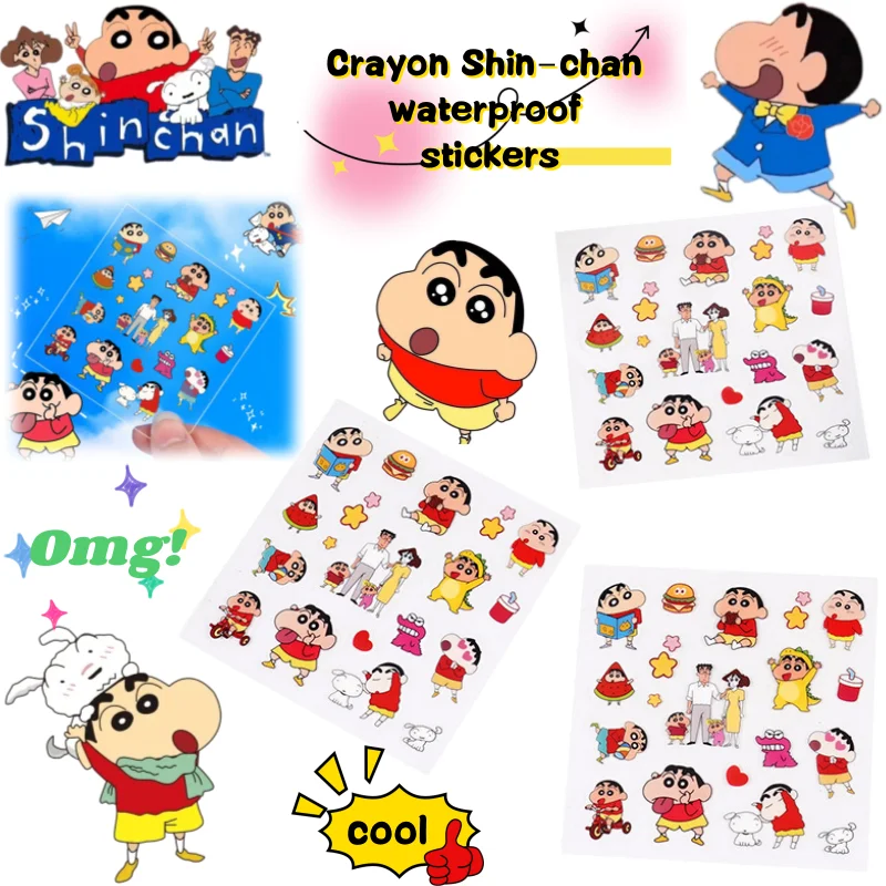 New Crayon Shin-chan Nohara Shiro Sticker High Color Value Cartoon Printed Men's and Women's Water Cup Diy Waterproof Sticker
New Crayon Shin-chan Nohara Shiro Sticker High Color Value Cartoon Printed Men's and Women's Water Cup Diy Waterproof Sticker