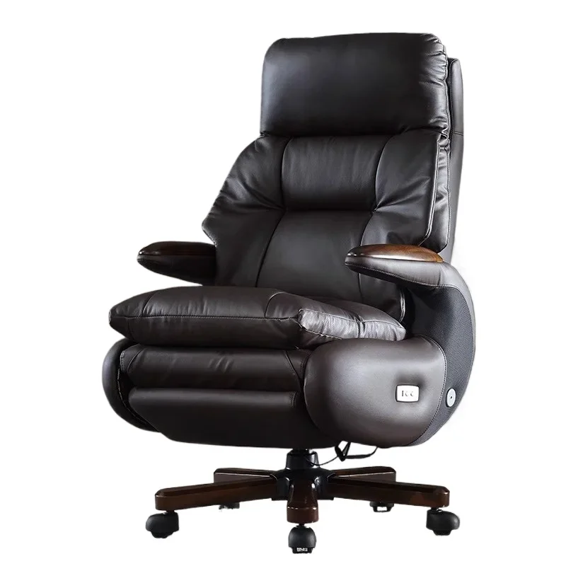 #Bedroom Armchair Solid Wood Frame Ergonomic Chair With Wheels 7-Point Vibrating Electric Footrest Leather Office Chair Furnitur
#Bedroom Armchair Solid Wood Frame Ergonomic Chair With Wheels 7-Point Vibrating Electric Footrest Leather Office Chair Furnitur