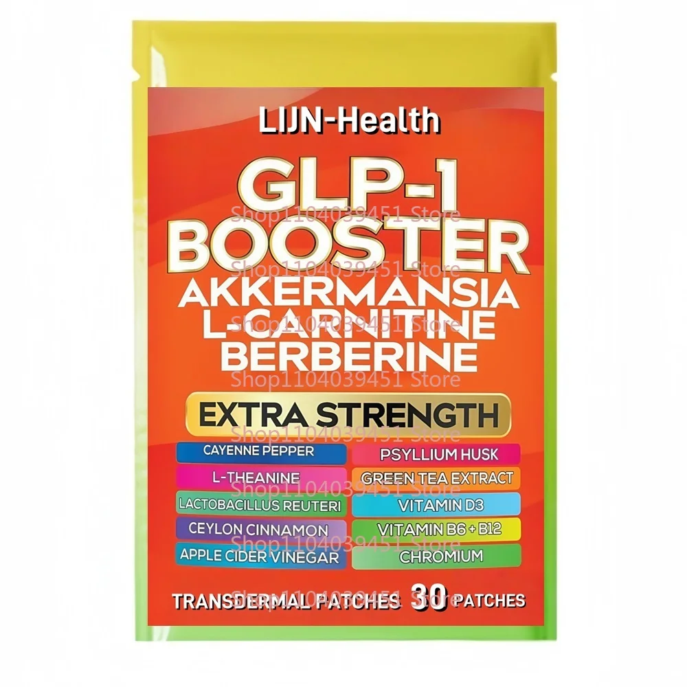 30 трансдермальных пластырей-бустеров GLP-1 с аккермансией, L-карнитином и пробиотиками для иммунитета, пищеварения, здоровья кишечника и общего здоровья организма
30 трансдермальных пластырей-бустеров GLP-1 с аккермансией, L-карнитином и пробиотиками для иммунитета, пищеварения, здоровья кишечника и общего здоровья организма