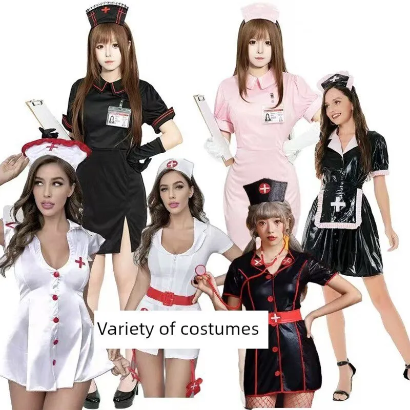Sexy White Nurse Costume Halloween Professional Role-playing Outfit Night Club Medical Role-play Game Clothing Women's Fashion
Sexy White Nurse Costume Halloween Professional Role-playing Outfit Night Club Medical Role-play Game Clothing Women's Fashion