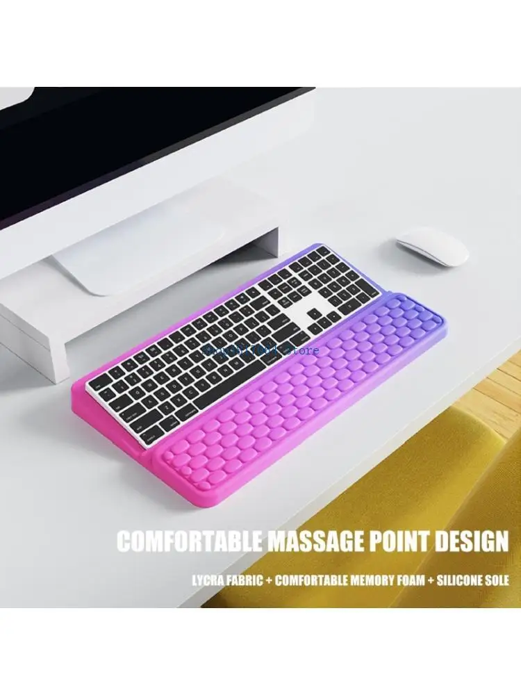 T3LB Gaming Keyboard Wrist Rest With Color Gradients Design And NonSlip PU Bottom
T3LB Gaming Keyboard Wrist Rest With Color Gradients Design And NonSlip PU Bottom