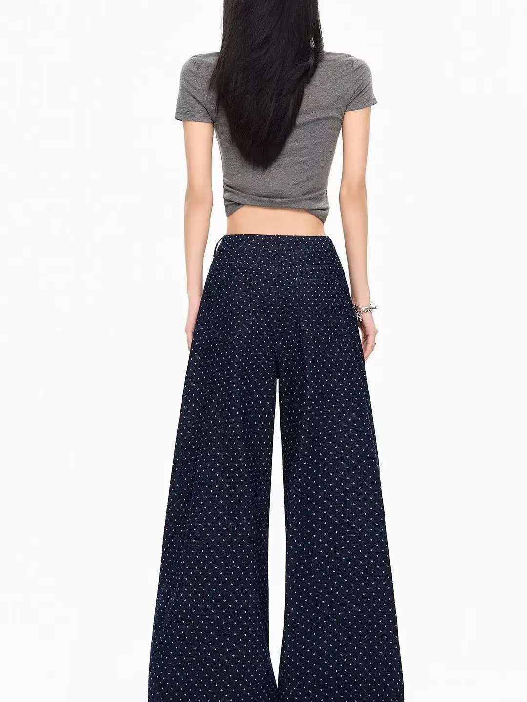 2026 Loose Daily Polka Dot Denim Pants Women's Casual Design Spring Fashion Wide Leg Pants Straight Cut Natural Waist
2026 Loose Daily Polka Dot Denim Pants Women's Casual Design Spring Fashion Wide Leg Pants Straight Cut Natural Waist