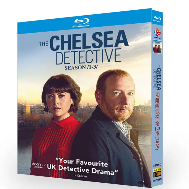 BD Blu-ray TV Series The Chelsea Detective Seasons 1–3 4-Disc Box Set
BD Blu-ray TV Series The Chelsea Detective Seasons 1–3 4-Disc Box Set