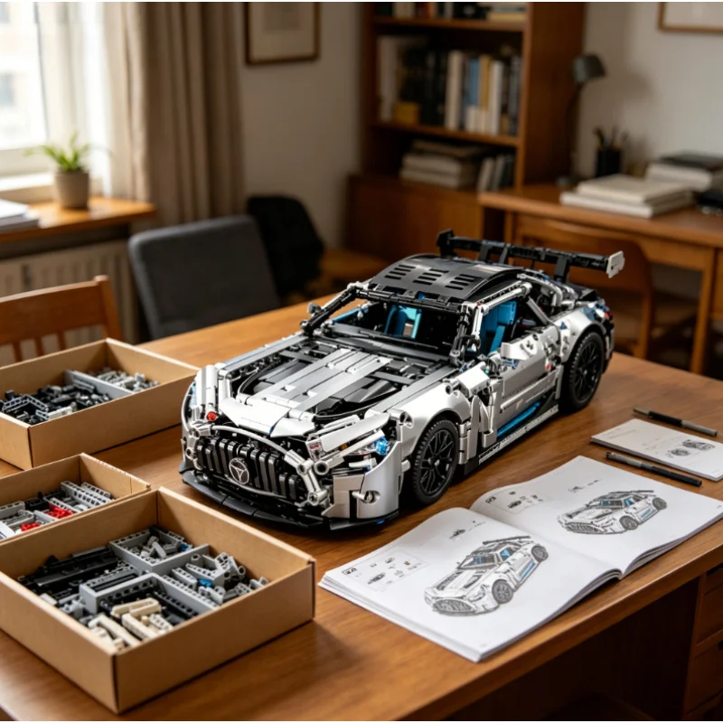 Technical Sports Race Car Building Block Set, 1310PCS 1:14 Scale Model Kit Adult Assembly Gift
Technical Sports Race Car Building Block Set, 1310PCS 1:14 Scale Model Kit Adult Assembly Gift