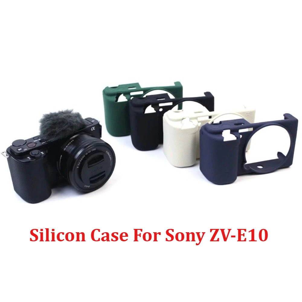 Silicon Case For Sony ZV-E10 Zve10 Camera Bag Rubber Protector Frame Skin Body Cover
Silicon Case For Sony ZV-E10 Zve10 Camera Bag Rubber Protector Frame Skin Body Cover