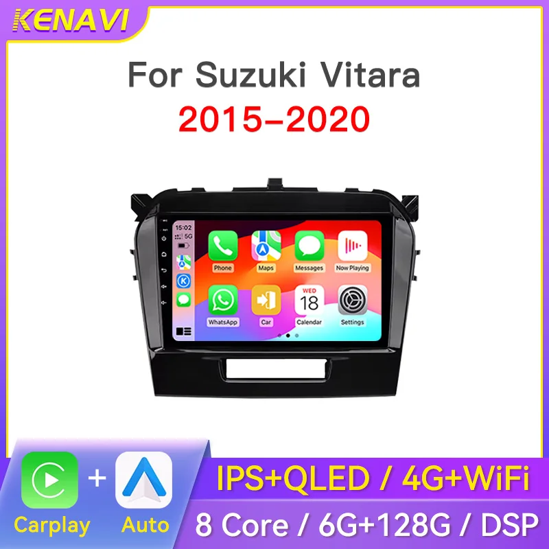 2 Din Android Car Stereo Radio For Suzuki Vitara 2015 - 2020 Center Multimedia Player Navigation GPS RDS DSP Carplay Auto No DVD
2 Din Android Car Stereo Radio For Suzuki Vitara 2015 - 2020 Center Multimedia Player Navigation GPS RDS DSP Carplay Auto No DVD