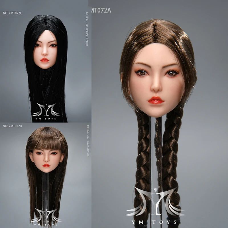 YMT072 1/6 Female Soldier Beauty Jing'er Head Sculpture Carving Fit 12'' Action Figure Body Dolls
YMT072 1/6 Female Soldier Beauty Jing'er Head Sculpture Carving Fit 12'' Action Figure Body Dolls