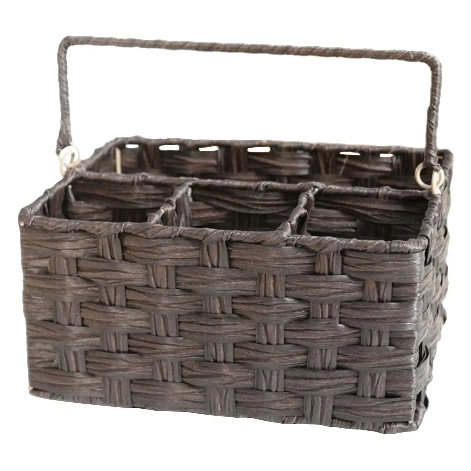 Imitation Rattan Flatware Storage Basket Rustic Silverware Utensil Caddy Carrier Portable Kitchen Organizer Picnic Napkin Holder
Imitation Rattan Flatware Storage Basket Rustic Silverware Utensil Caddy Carrier Portable Kitchen Organizer Picnic Napkin Holder