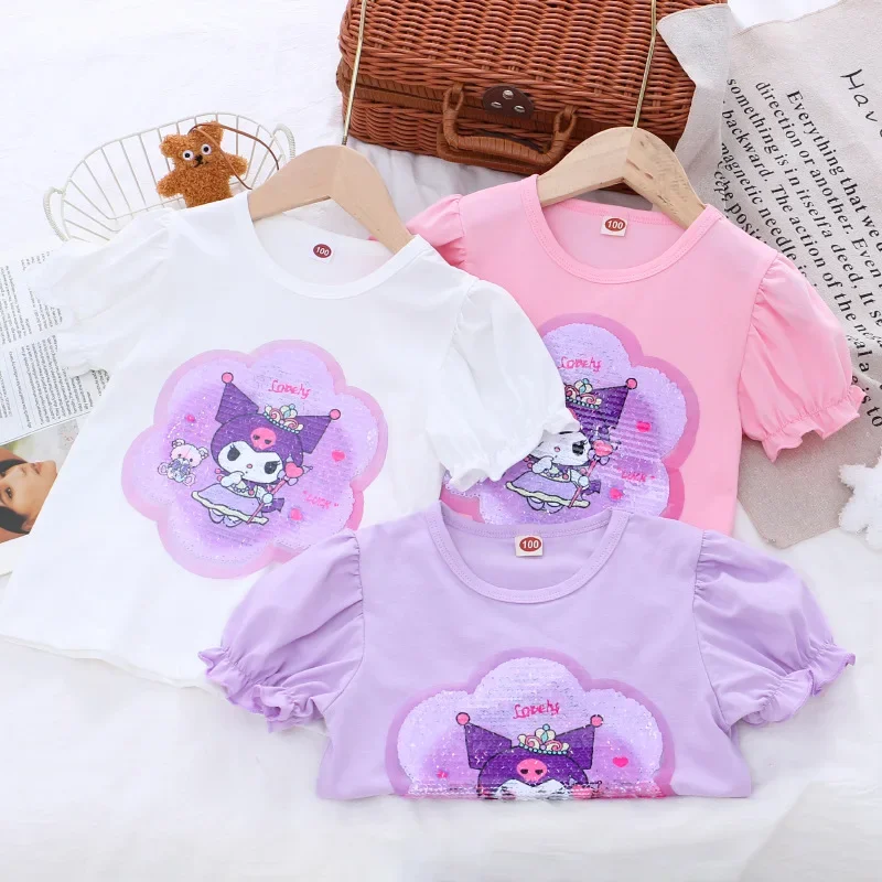 2025 My Melody Anime Kawaii Sanrio Ins Fashion Short Sleeve Shirt Clothes Cute Kuromi Summer Fashion Baby Hoodie Gifts for Kids
2025 My Melody Anime Kawaii Sanrio Ins Fashion Short Sleeve Shirt Clothes Cute Kuromi Summer Fashion Baby Hoodie Gifts for Kids