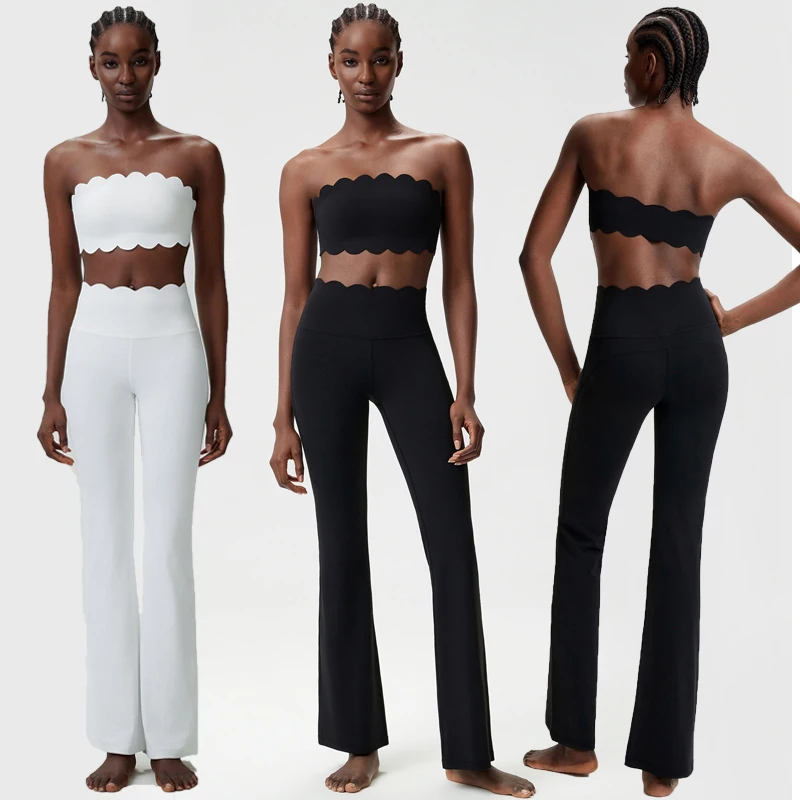 Women Two Pieces Fitness Yoga Set Soft Stretchy Gym Sportswear Female Sexy Bra Bell-Bottoms Workout Suit Casual Garment
Women Two Pieces Fitness Yoga Set Soft Stretchy Gym Sportswear Female Sexy Bra Bell-Bottoms Workout Suit Casual Garment