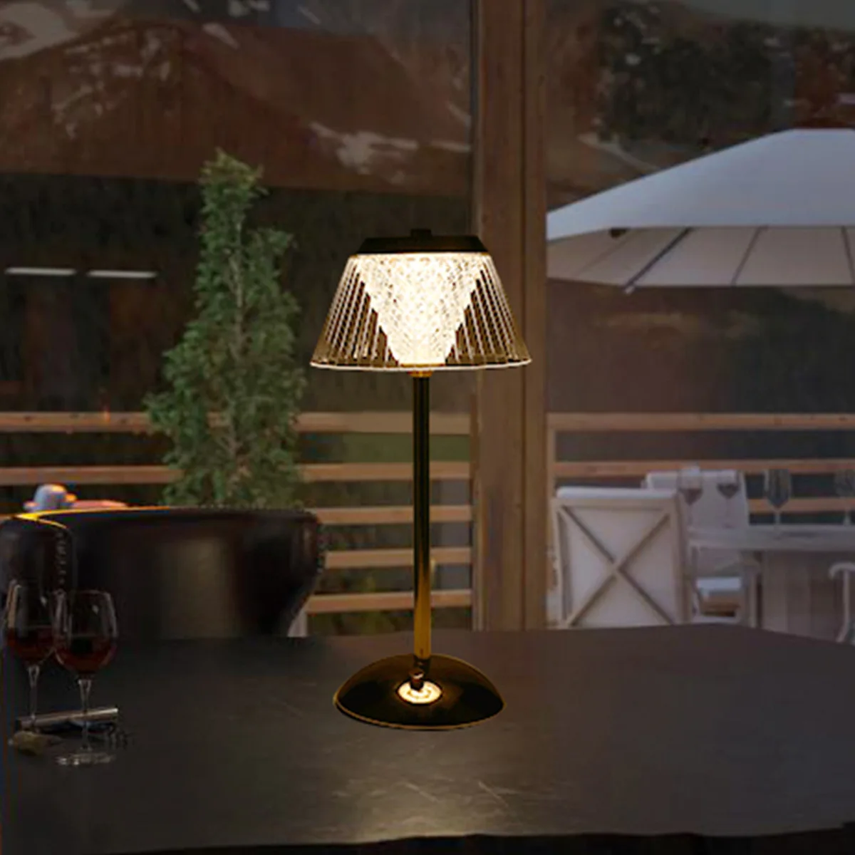 LED Crystal Table Lamp Restaurant Bar Coffee Shop Desk Lamp Touch USB Rechargeable Portable Atmosphere Home Decor Lamp
LED Crystal Table Lamp Restaurant Bar Coffee Shop Desk Lamp Touch USB Rechargeable Portable Atmosphere Home Decor Lamp