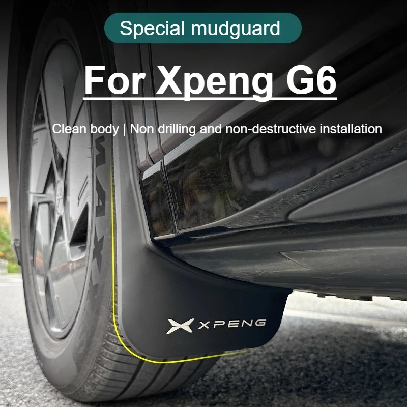 For Xpeng G6 2025 Car Mudguard Scratch Protection Front and Rear Wheels Special Wheels Car Modification Accessories 4 Pieces
For Xpeng G6 2025 Car Mudguard Scratch Protection Front and Rear Wheels Special Wheels Car Modification Accessories 4 Pieces