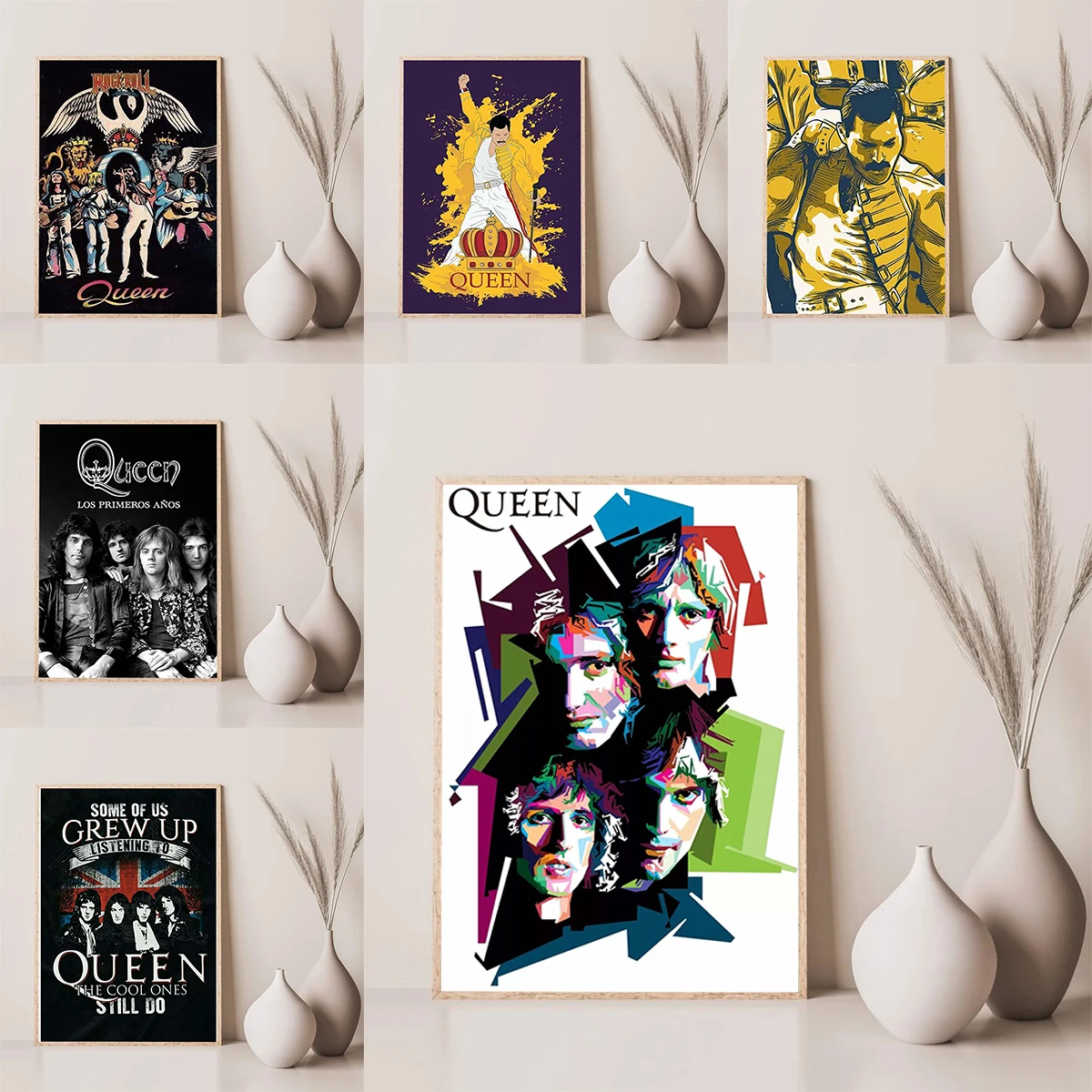 Queen Band Bar Decoration Decorative Paintings Wall Decoration for Home Decorations Painting on Canvas Decor for Room Poster Art
Queen Band Bar Decoration Decorative Paintings Wall Decoration for Home Decorations Painting on Canvas Decor for Room Poster Art