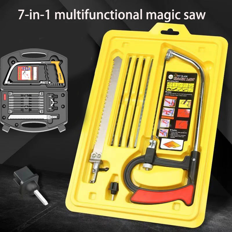 7-12in 1 Handheld Hand Saw, Adjustable Frame, DIY Hand Tools for Cutting Metal, Plastic, Wood, Pvc Tube, Ceramic Tile, Rubber
7-12in 1 Handheld Hand Saw, Adjustable Frame, DIY Hand Tools for Cutting Metal, Plastic, Wood, Pvc Tube, Ceramic Tile, Rubber