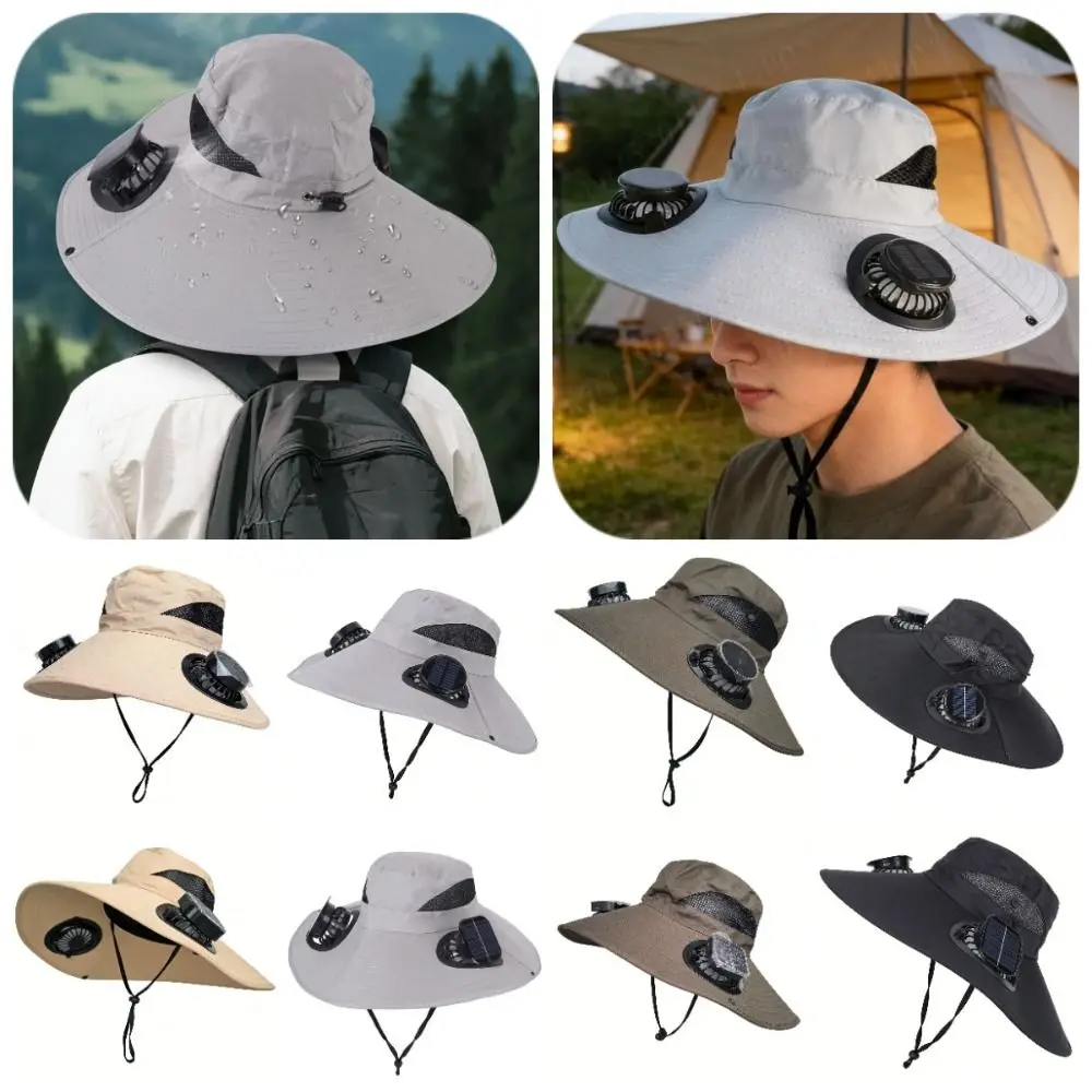 Dual Fan Solar Fan Hat Breathable 3 Speeds Summer Fan Visor Cap UV Protection Portable Fishing Bucket Hat Outdoor Travel
Dual Fan Solar Fan Hat Breathable 3 Speeds Summer Fan Visor Cap UV Protection Portable Fishing Bucket Hat Outdoor Travel
