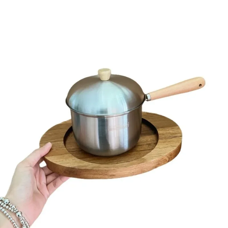 304 uncoated stainless steel baby complementary food pot small milk pot household milk
304 uncoated stainless steel baby complementary food pot small milk pot household milk