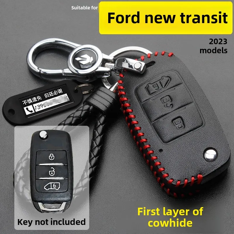 For 2023 Jiangling Ford Transit Key Cover Leather Modified New TRANSIT Car Key Protection Case Keychain Automotive Supplies
For 2023 Jiangling Ford Transit Key Cover Leather Modified New TRANSIT Car Key Protection Case Keychain Automotive Supplies