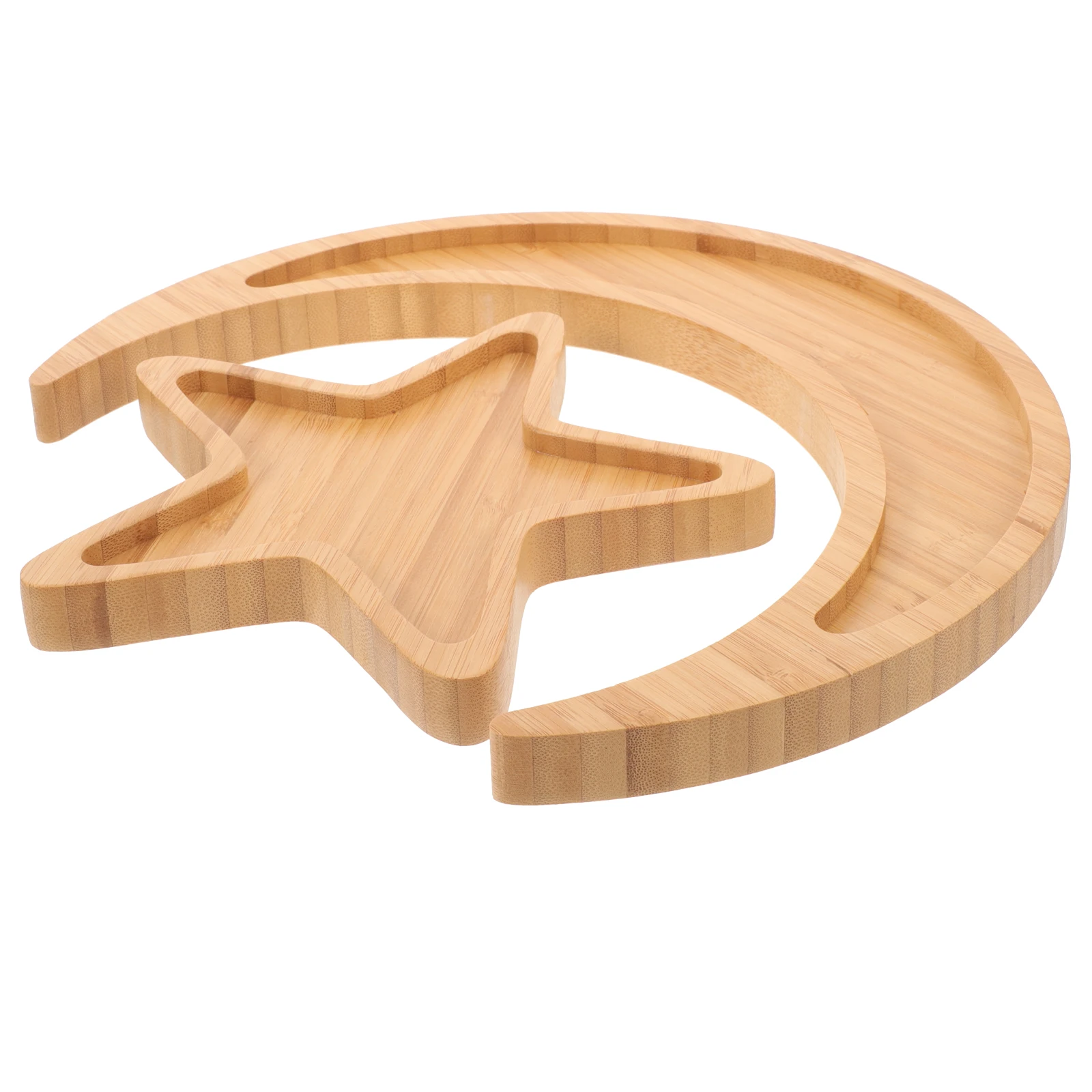 2 Pcs Star Moon Bamboo Tray Large Capacity Multi Function Food Serving Dessert Home Storage Dry Snack Tea Cup ganized Party
2 Pcs Star Moon Bamboo Tray Large Capacity Multi Function Food Serving Dessert Home Storage Dry Snack Tea Cup ganized Party