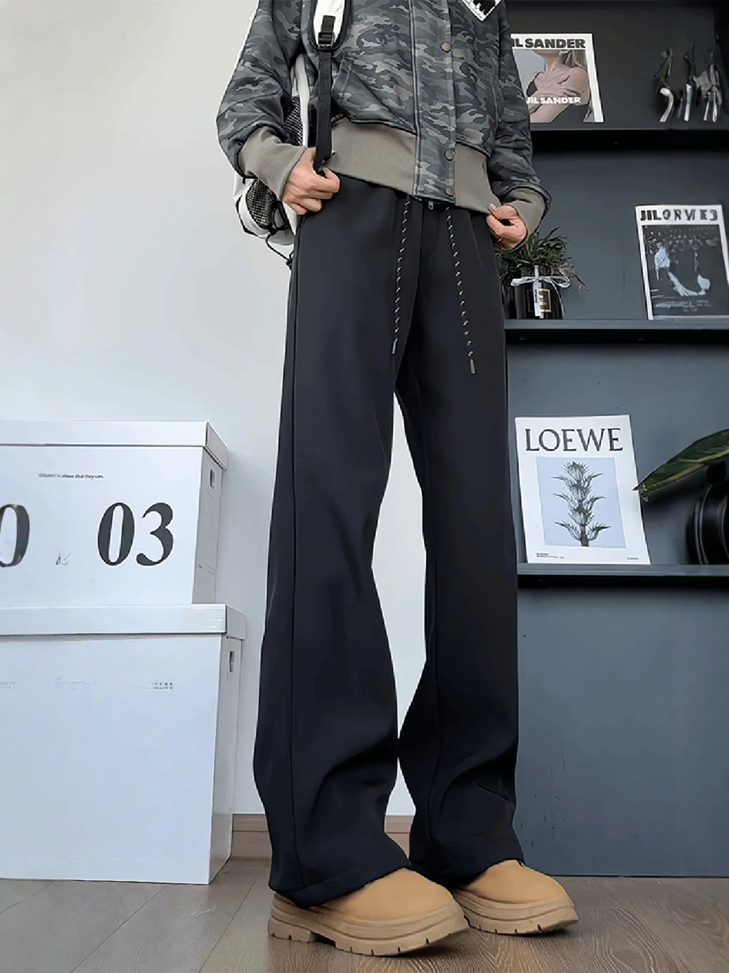 Cleanfit Men's Casual Pants Bla Thiened Fce Lined Bell Bot Straight Leg Slimming Winter Comfortable Straight Leg Tr...
Cleanfit Men's Casual Pants Bla Thiened Fce Lined Bell Bot Straight Leg Slimming Winter Comfortable Straight Leg Tr...