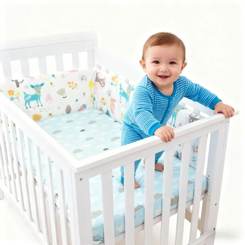 30*200CM One Piece Baby Soft Crib Bumper Pad for Newborns Cotton Baby Crib Anti Bump Protection Bedding Bumpers
30*200CM One Piece Baby Soft Crib Bumper Pad for Newborns Cotton Baby Crib Anti Bump Protection Bedding Bumpers