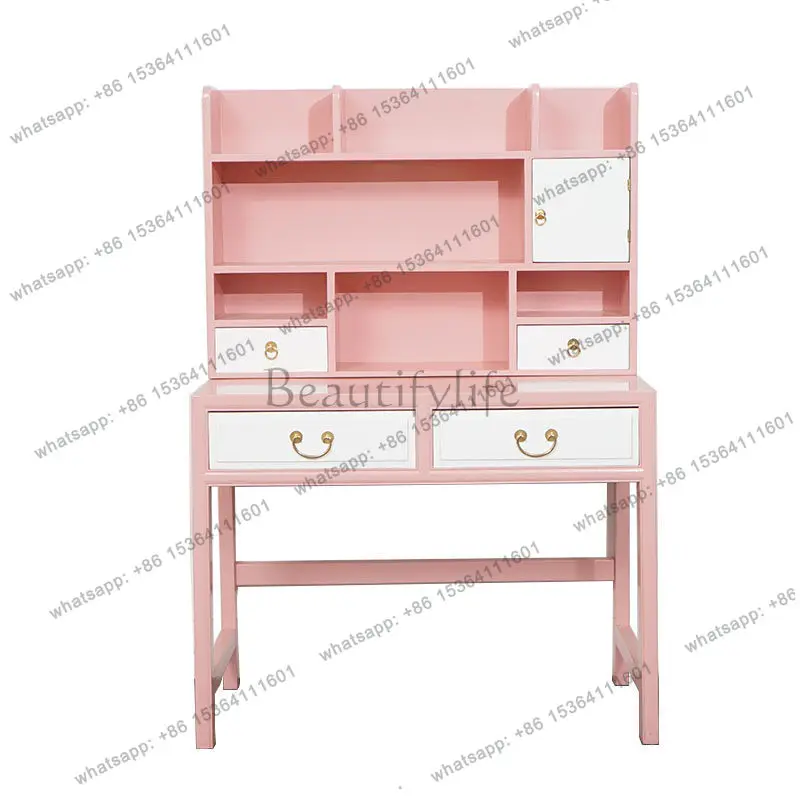 Chinese solid wood home desk and chair combination multi-function computer desk
Chinese solid wood home desk and chair combination multi-function computer desk