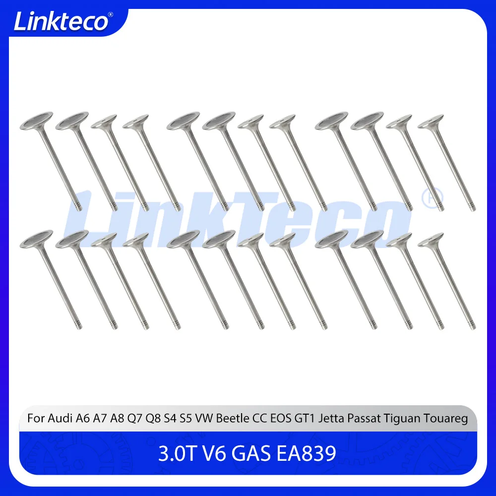 Engine 24X Intake Exhaust Valves Set Fit 3.0 T L V6 GAS EA839 For 05-19 Audi A6 A7 A8 Q7 Q8 S4 S5 VW CC EOS GT1 Beetle 3.0T 3.0L
Engine 24X Intake Exhaust Valves Set Fit 3.0 T L V6 GAS EA839 For 05-19 Audi A6 A7 A8 Q7 Q8 S4 S5 VW CC EOS GT1 Beetle 3.0T 3.0L