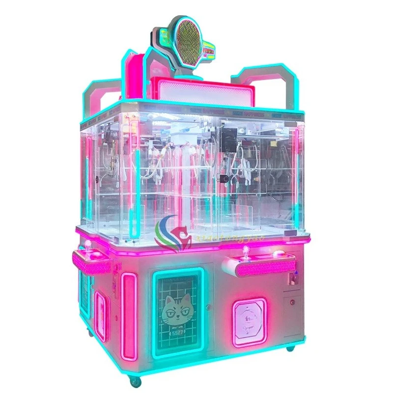 Doll grabbing machine Cutting machine Commercial children's four-person mini boutique clip doll machine Coin
Doll grabbing machine Cutting machine Commercial children's four-person mini boutique clip doll machine Coin