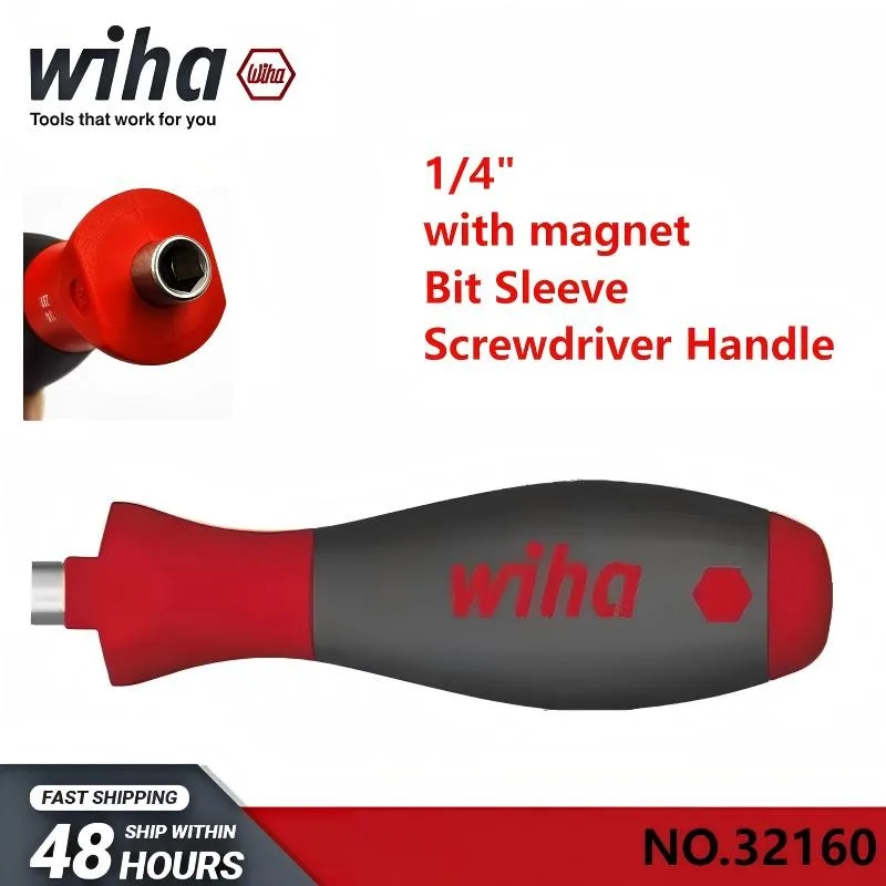 WIHA 32160 Сильная магнитная ручка отвертки с головкой 1/4 бит, многофункциональная короткая ручка, ручные инструменты
WIHA 32160 Сильная магнитная ручка отвертки с головкой 1/4 бит, многофункциональная короткая ручка, ручные инструменты