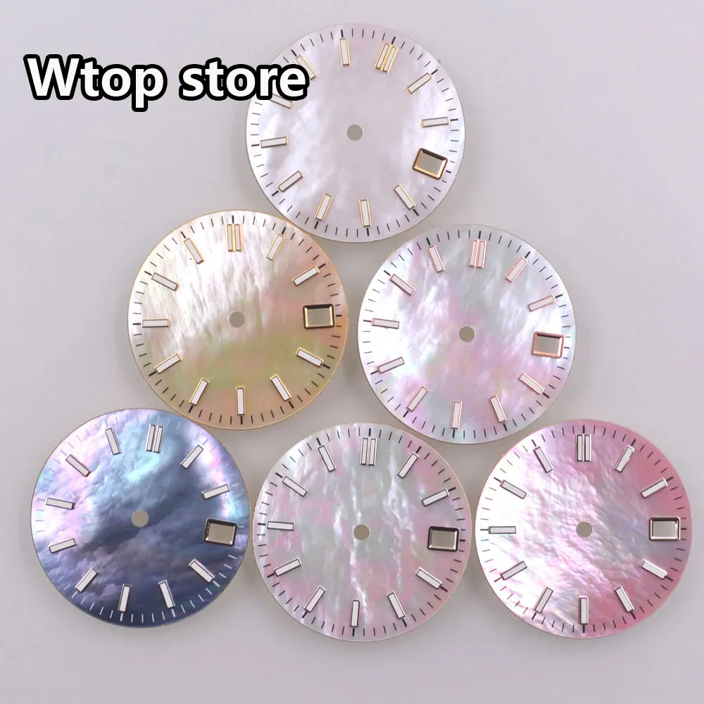 28.5MM NH35 Watch Dial Green luminous Sterile Dial For NH35 NH36 Movement Watch Parts
28.5MM NH35 Watch Dial Green luminous Sterile Dial For NH35 NH36 Movement Watch Parts