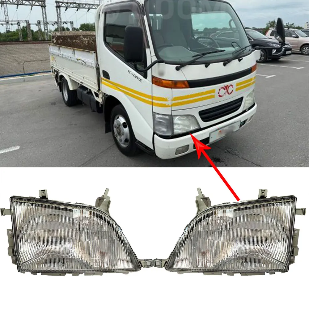 Пара автомобильных фар для Toyota Dyna KDY230 LY280 Hino 300 1999-2003 гг.
Пара автомобильных фар для Toyota Dyna KDY230 LY280 Hino 300 1999-2003 гг.