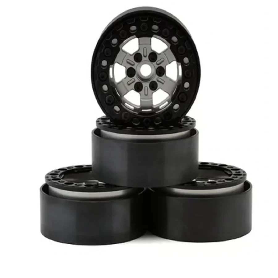 JConcepts Jammer 2.2" Beadlock Aluminum Crawler Wheels (4) (Silver/Black)
JConcepts Jammer 2.2" Beadlock Aluminum Crawler Wheels (4) (Silver/Black)