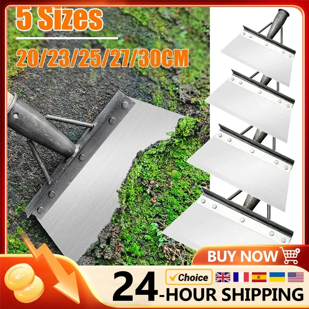Steel Flat Shovel Multi-Functional Garden Scraper Shovel Rust Resistant Farm Weeding Planting Shovel for Digging in Garden Beds
Steel Flat Shovel Multi-Functional Garden Scraper Shovel Rust Resistant Farm Weeding Planting Shovel for Digging in Garden Beds