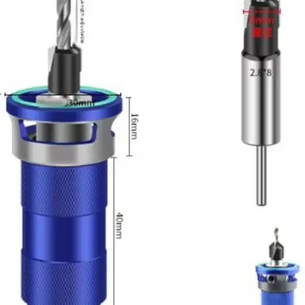 Semi-Automatic Depth Control Countersink Drill Set: Precision For Woodworking for Power Tool Accessory
Semi-Automatic Depth Control Countersink Drill Set: Precision For Woodworking for Power Tool Accessory
