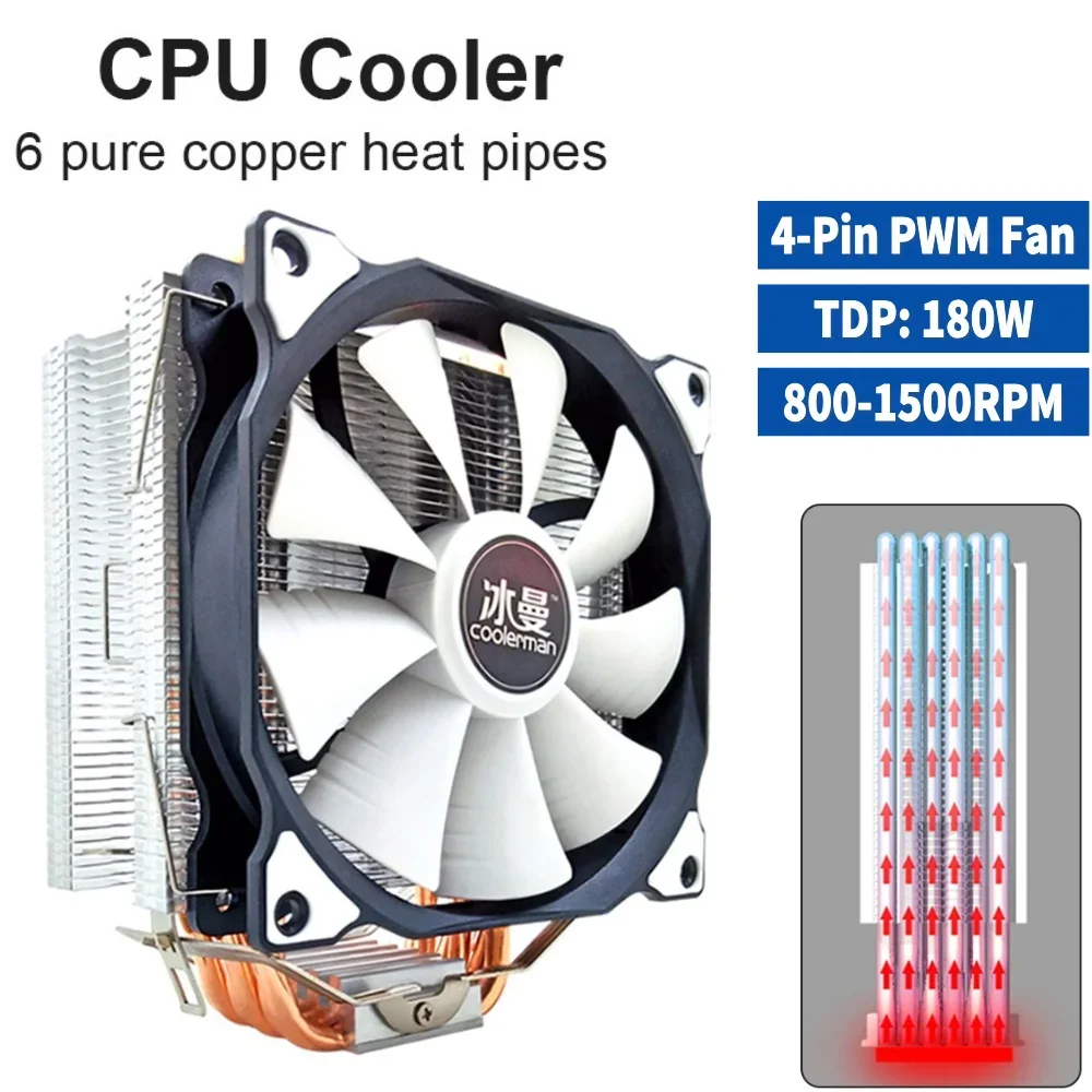 6 тепловых трубок, 12 см, вентилятор охлаждения процессора, 4-контактный ШИМ-радиатор, радиатор, настольный ПК, кулер процессора для AMD i3 i5 i7 i9, вентилятор охлаждения компьютера
6 тепловых трубок, 12 см, вентилятор охлаждения процессора, 4-контактный ШИМ-радиатор, радиатор, настольный ПК, кулер процессора для AMD i3 i5 i7 i9, вентилятор охлаждения компьютера