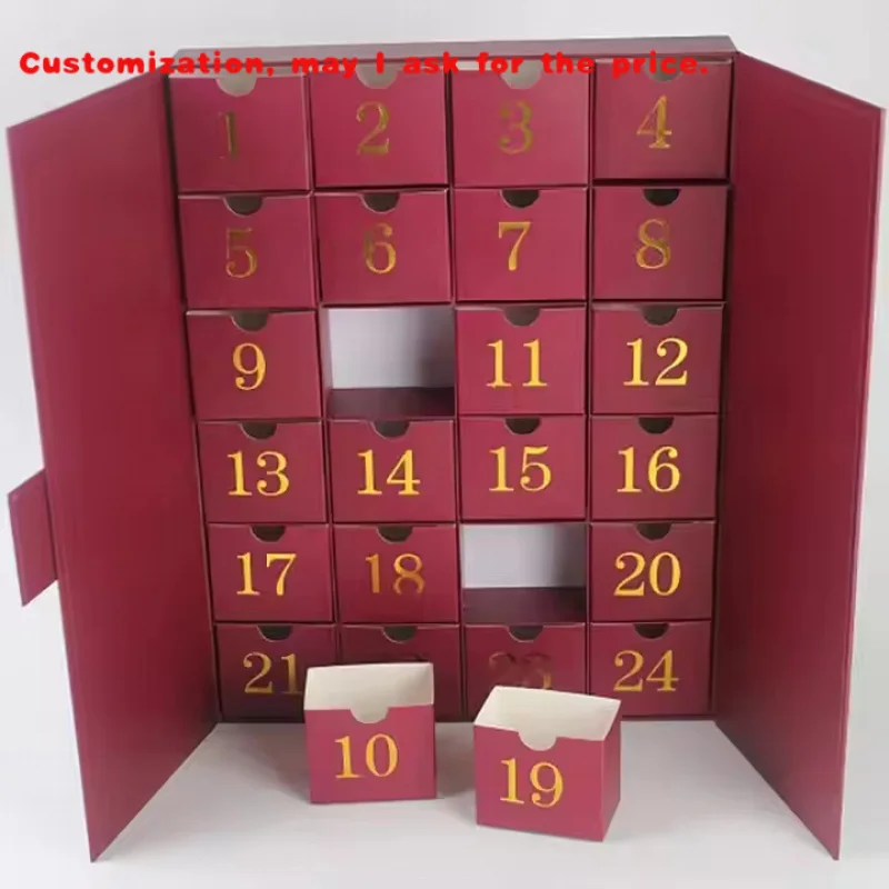 custom.Present Advend Calender Box Custom Luxury Advent Calendar Box 12/24/25 Drawer Countdown Tee
custom.Present Advend Calender Box Custom Luxury Advent Calendar Box 12/24/25 Drawer Countdown Tee