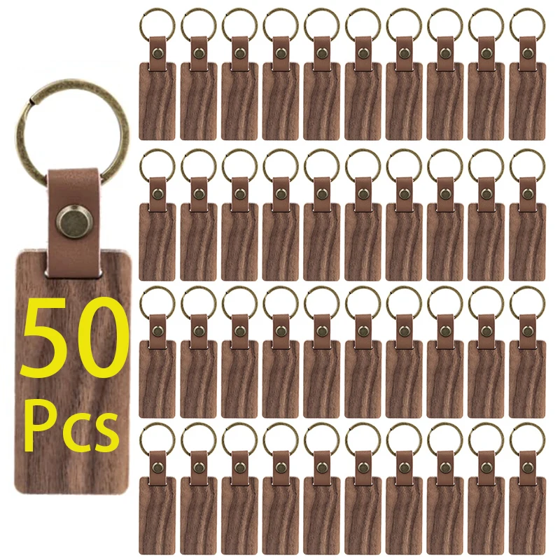 50Pcs Wood Keychains Blanks Wooden Keychain Blank Keychain Tags Small Key Chain
50Pcs Wood Keychains Blanks Wooden Keychain Blank Keychain Tags Small Key Chain