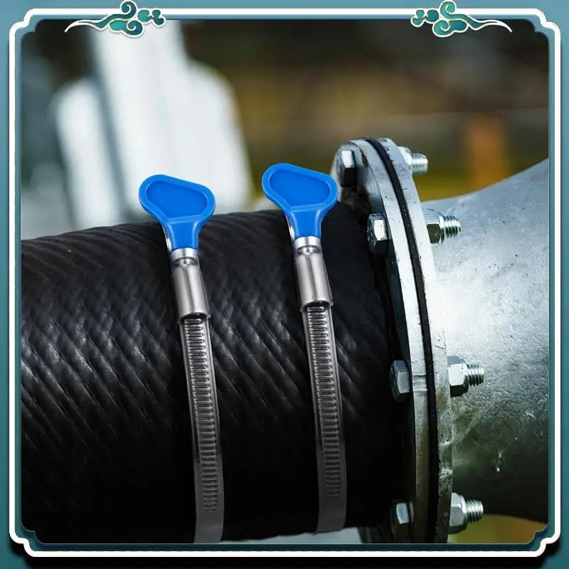 20 Pcs 4 Inch Key Hose Clamp Thumb Screw Key Adjustable Pipe Clamp Dryer Vent Clamp Stainless Steel
20 Pcs 4 Inch Key Hose Clamp Thumb Screw Key Adjustable Pipe Clamp Dryer Vent Clamp Stainless Steel