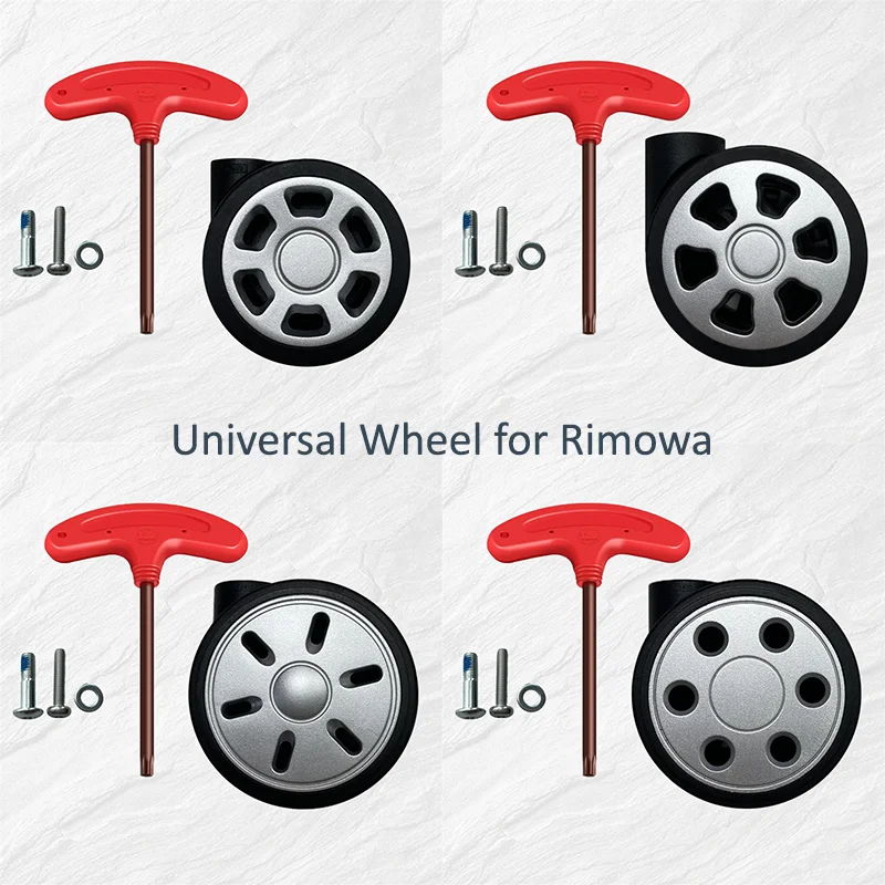 1 PC Universal Wheel with Screws and Tool for Rimowa Suitcase Repair Luggage Wheels Trolley Case Casters Luggage Accessories
1 PC Universal Wheel with Screws and Tool for Rimowa Suitcase Repair Luggage Wheels Trolley Case Casters Luggage Accessories