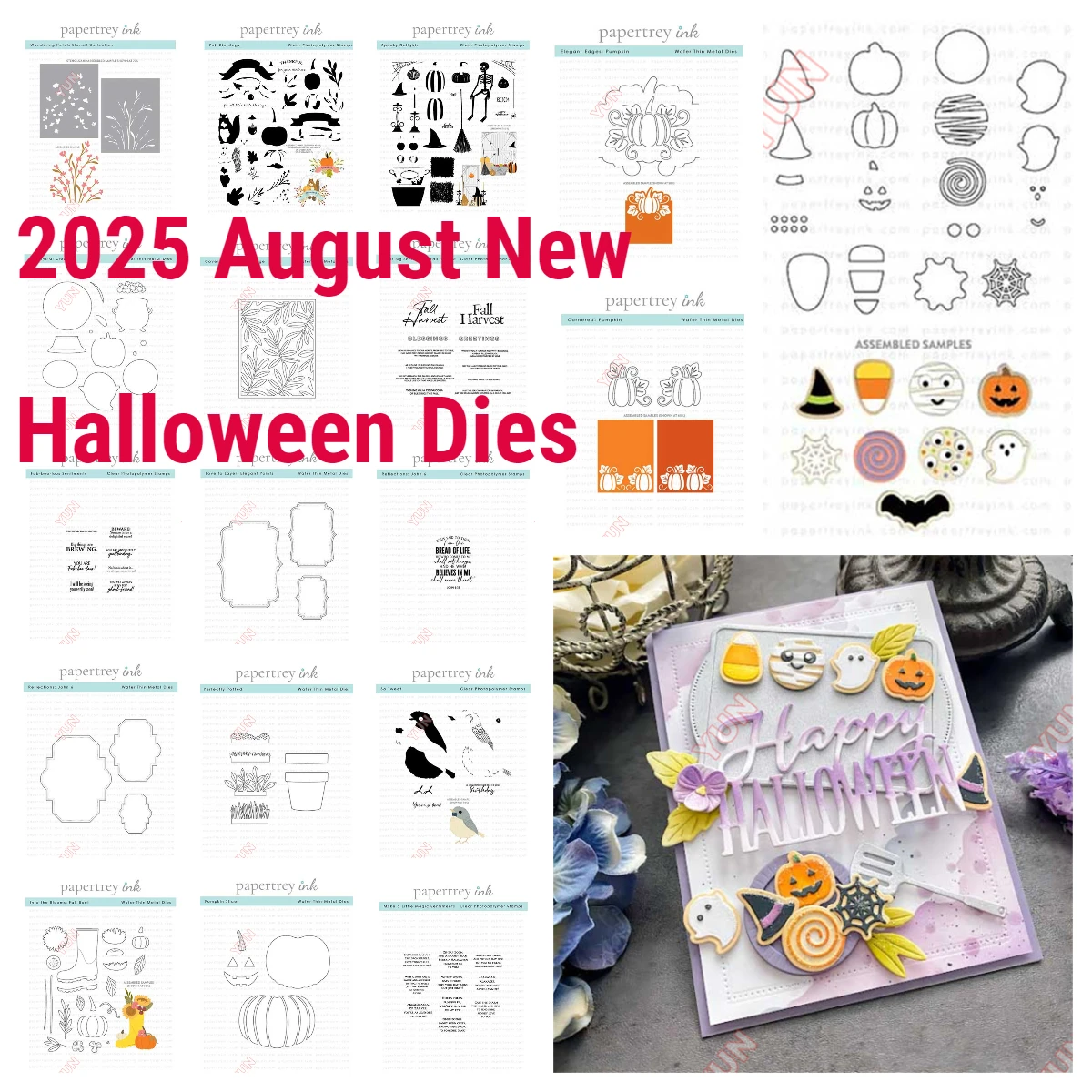 2025 New Reflections: John Halloween Fab-Boo-Lous Sentiments Stamp Pumpkin Stitched Dies Fall Blessings Cards DIY Scrapbooking
2025 New Reflections: John Halloween Fab-Boo-Lous Sentiments Stamp Pumpkin Stitched Dies Fall Blessings Cards DIY Scrapbooking