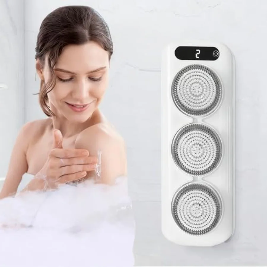 Electric Back Scrubber for Shower, Wall Mounted Electric Shower Back Scrubber, Dry Brushing Body Brush for Bathing, Cleansing,
Electric Back Scrubber for Shower, Wall Mounted Electric Shower Back Scrubber, Dry Brushing Body Brush for Bathing, Cleansing,