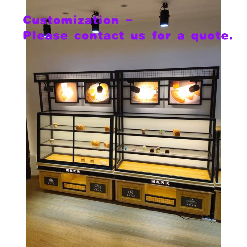 custom.Modern Bakery Furniture Cake Noodle Cabinet and Bread Display Rack Display
custom.Modern Bakery Furniture Cake Noodle Cabinet and Bread Display Rack Display