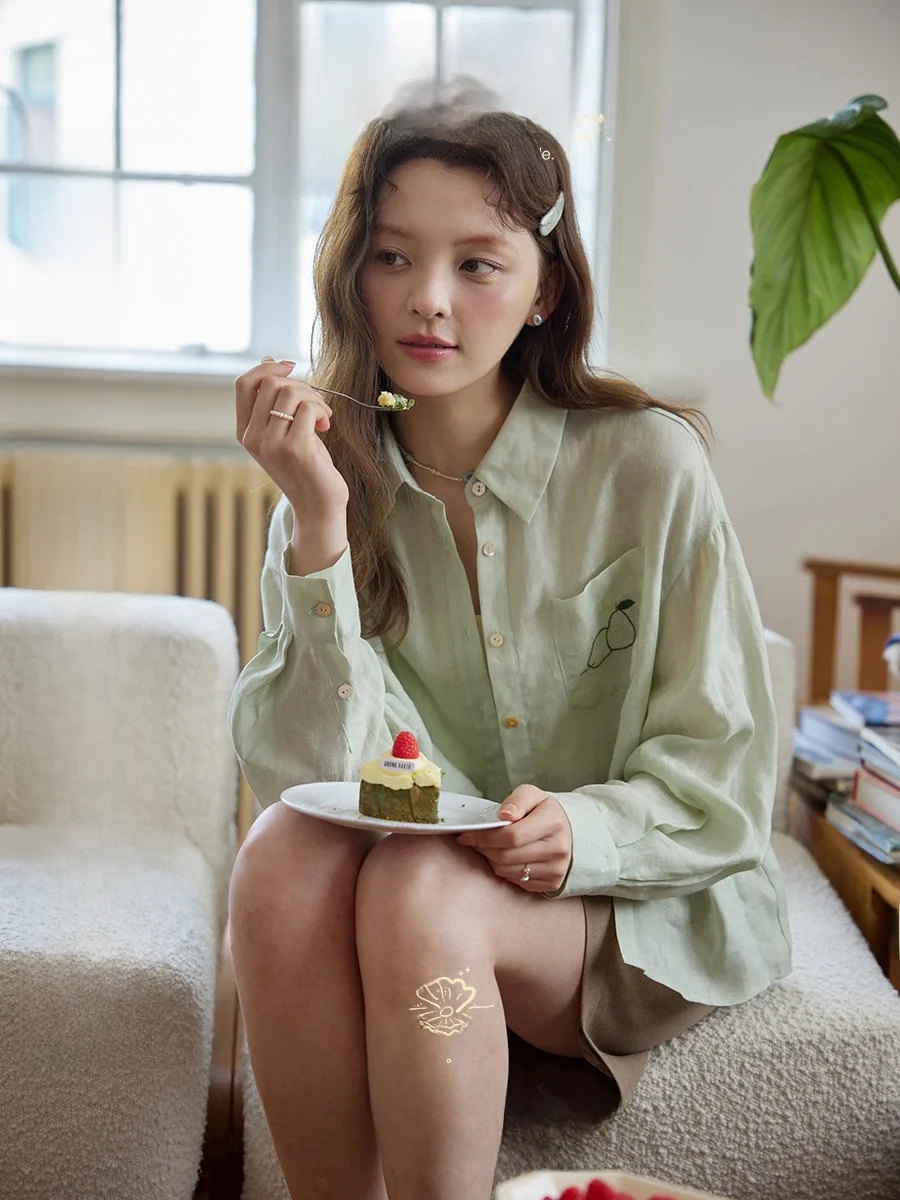 Nov Et Summer New Women's Linen Sun Protection irt Embroidered Loose Fit Long Sve oulder Svel Vintage Sle
Nov Et Summer New Women's Linen Sun Protection irt Embroidered Loose Fit Long Sve oulder Svel Vintage Sle