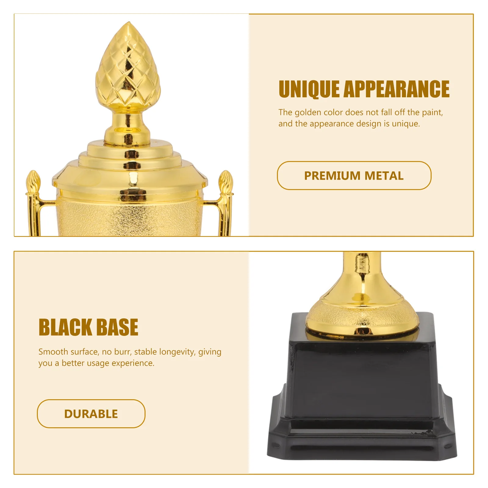Plastic Trophy Kids Award Decor Toy Sports Golden Mini Competition Trophies Safe Durable Classroom Supplies Elementary School
Plastic Trophy Kids Award Decor Toy Sports Golden Mini Competition Trophies Safe Durable Classroom Supplies Elementary School