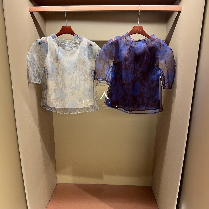 Elegant Korean Summer Shirt Set Short Sleeve Water Ink Diffusion Two-Piece Versatile Quality Polyester Fiber Straight Cut
Elegant Korean Summer Shirt Set Short Sleeve Water Ink Diffusion Two-Piece Versatile Quality Polyester Fiber Straight Cut